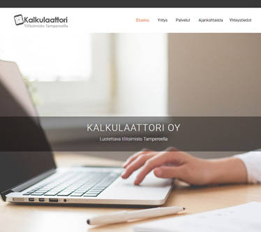 Kalkulaattori Oy www-sivut